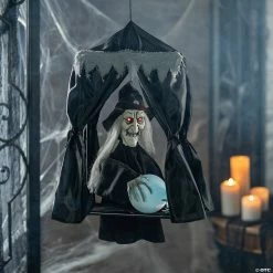 Brand new ✨ 19" Hanging Animated Witch in a Box ❤️ Halloween Decoration ⌛
