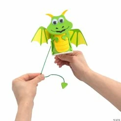 Best deal ✔️ 3D Dragon with Flapping Wings Craft Kit - Makes 12 😀 -Halloween Home Decor Sales 3d dragon with flapping wings craft kit makes 1214113180 a03