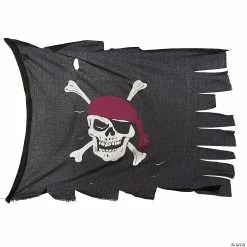Cheap 🤩 44" x 28" Large Creepy Cloth Pirate Flag ❤️