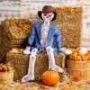 Best deal 👍 5-Foot Skeleton Plush Scarecrow Outfit Kit - 3 Pc. 🎁