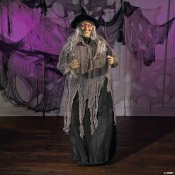 Deals 🛒 59" x 54" Floating Witch Halloween Decoration 😉