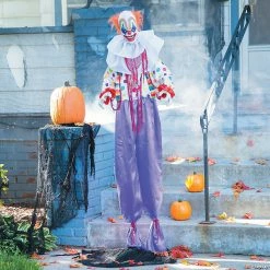 Wholesale π 65" Standing Animated Clown π₯° Halloween Decoration βοΈ