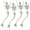 Cheapest 🧨 Bulk Life-Size Original Mermaid Skeleton Halloween Decorations - 4 Pc. 🎉