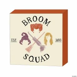 Best Pirce 🔔 Disney’s Hocus Pocus Broom Squad Sign ⌛
