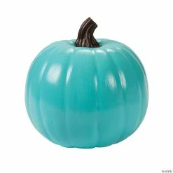 Flash Sale 🧨 Foam Teal Pumpkin Halloween Decoration 🌟