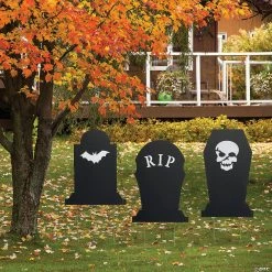 Best reviews of ⌛ Halloween Headstone Yard Signs - 3 Pc. ⌛