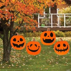 Brand new π₯° Halloween Jack-o-Lantern Yard Stakes - 4 Pc. π