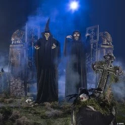 Promo 𧨠Halloween Witch & Reaper Couple Standing Halloween Decorations - 2 Pc. π