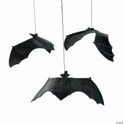 Best Sale ⌛ Hanging Bats Halloween Decorations - 12 Pc. 🧨
