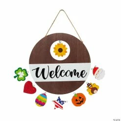Cheapest ✔️ Interchangeable Season Welcome Sign - 9 Pc. 🧨