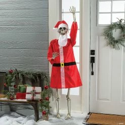 Hot Sale ⌛ Large Posable Skeleton Santa Outfit 🌟