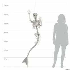 Buy ✔️ Life-Size Original Mermaid Skeleton 🥰 Halloween Decoration ❤️ -Halloween Home Decor Sales life size original mermaid skeleton halloween decoration13810898 a02