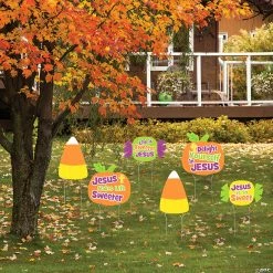 Buy 🎁 Religious Halloween Mini Yard Signs Set - 6 Pc. 🥰