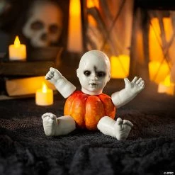 Flash Sale β€οΈ Spooky Doll Pumpkin Poke-Ins β¨ Halloween Decoration - 5 Pc. β