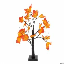 Buy ❤️ Tabletop Light-Up Maple Tree ❤️ -Halloween Home Decor Sales tabletop light up maple tree14114083 a02