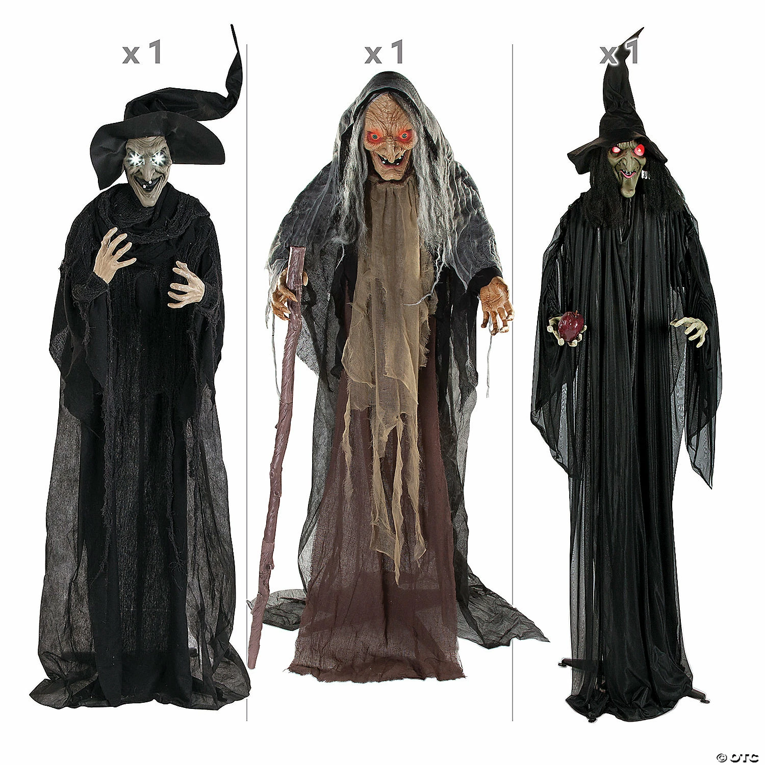 Best Sale π Trio of Witches Standing Halloween Decorations Kit - 3 Pc. π 2 Best Sale π Trio of Witches Standing Halloween Decorations Kit - 3 Pc. π - Image 2