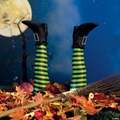 Flash Sale 😉 Witch’s Legs Yard Stakes Halloween Decoration 👍