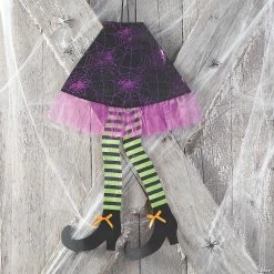 Cheap ⭐ Witch's Legs Door Sign ✔️