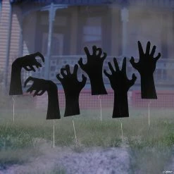 Wholesale βοΈ Zombie Hand Yard Stakes β€οΈ Halloween Decorations - 6 Pc. β€οΈ